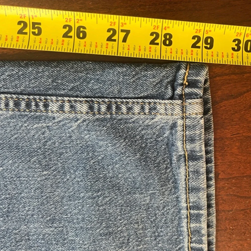 Levi's 505 Regular Fit Straight Leg Jeans Mens Tag 38x30 Measures 39x29 Blue EUC